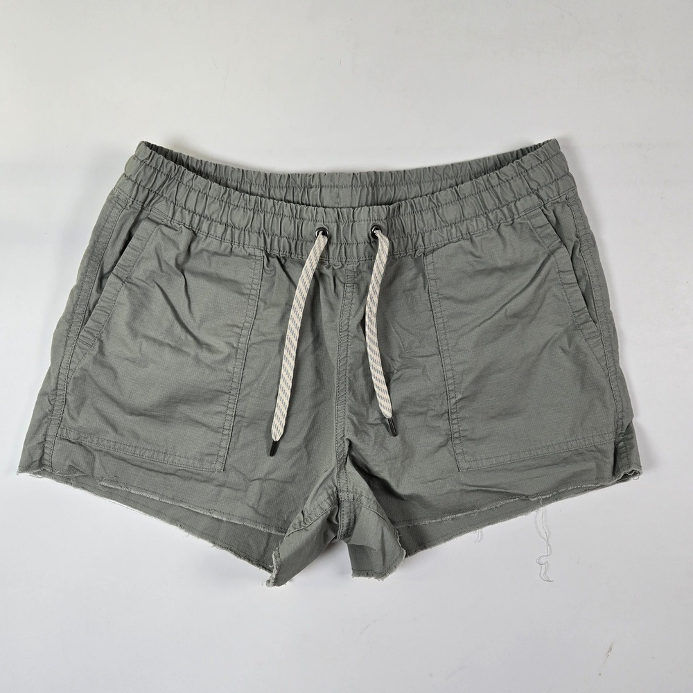Vuori Ripstop Shorts Womens M Sage Green VW385 Drawstring Hiking Athletic Shorts